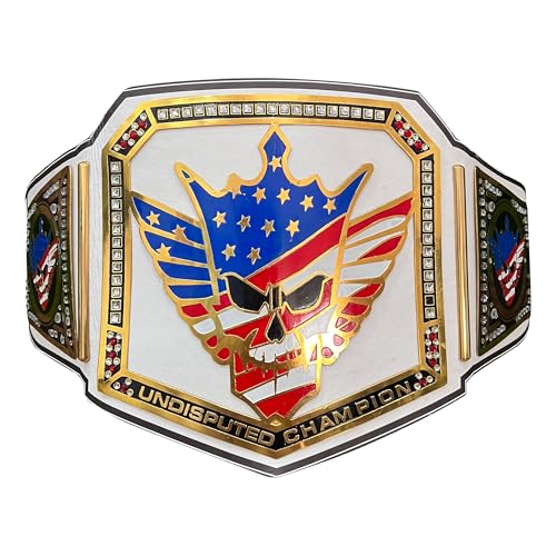 WELL PERFORM Kids World Champion Belt Gold Edition Wrestling Belts | Adjustable Strap Custom Championship Trophy Belt (Center Cody Kids)
