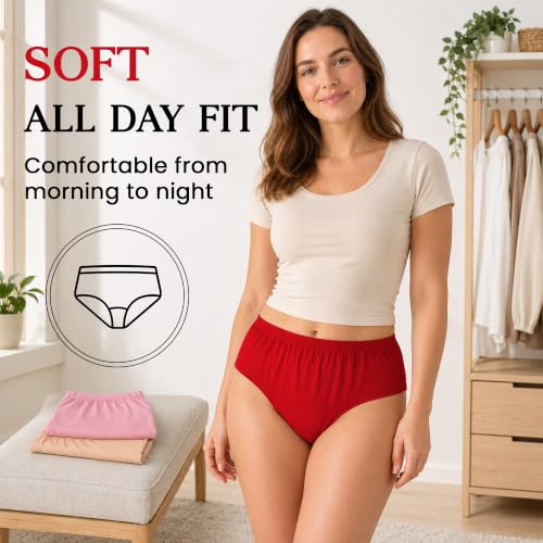 Image of Yacht & Smith 48 Pack of Womens Underwear Panties in Bulk, Wholesale Ladies Brief Underpants, Homeless Charity Donation