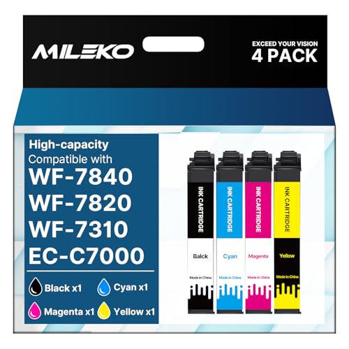 Encre Epson 812XL reconditionnée pack haute capacité pour des textes nets sur WF-7840 et WF-7820