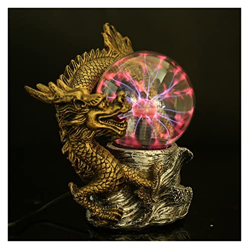 Lampada a Sfera Plasma Ball Light Sound Touch Sensitive Ion Sphere Lamp Magic Crystal Ball Lightning Carnival Atmosphere Natale