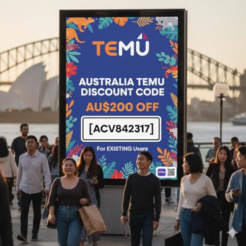 『Australia TEMU Discount Code AU$200 OFF [{ACV842317}] For EXISTING User』のカバーアート