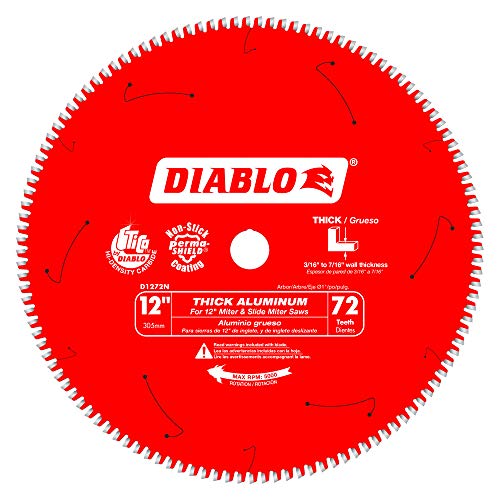 Image of Diablo Saw Blade - 12 inch Diameter, 72 TCG Teeth, 1 inch Arbor