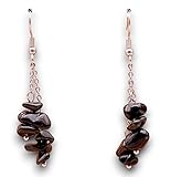 PIERRES NATURELLES: Quartz Rose, Améthyste, Obsidienne Noire, Oeil de Tigre, Labradorite, Howlite Blanche, Grenat Rouge