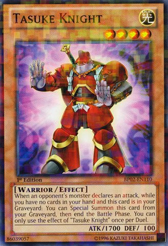Yu-Gi-Oh! - Tasuke Knight (BP02-EN110) - Battle Pack 2: War of the Giants - Unlimited Edition - Mosaic Rare