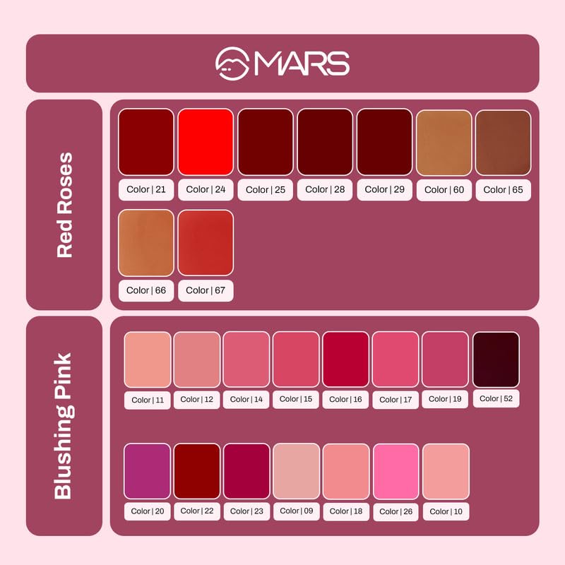 Image of MARS EURO Nail Lacquer | Glossy Gel Finish | Rich Pigmentation | Chip Free | Quick Drying Formula | Long Lasting Nail Polish for Women | (6.0 ml) (Shade-64)
