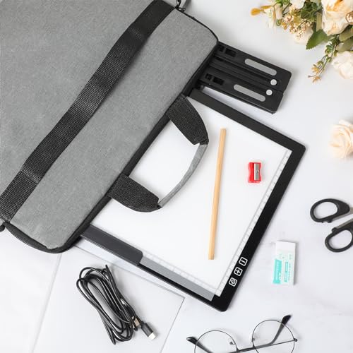 Skyygemm HIJ-SKYYGEMM-0514 A4 Light Box With Carry Bag Tracing Light Pad Rechargeable 6 Level Brightness Led Light Board thumb #5