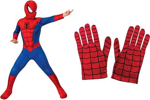 Costume Spiderman Marvel Per Bambini - Tuta Ufficiale Con Maschera Per Carnevale E Halloween - Foto 12