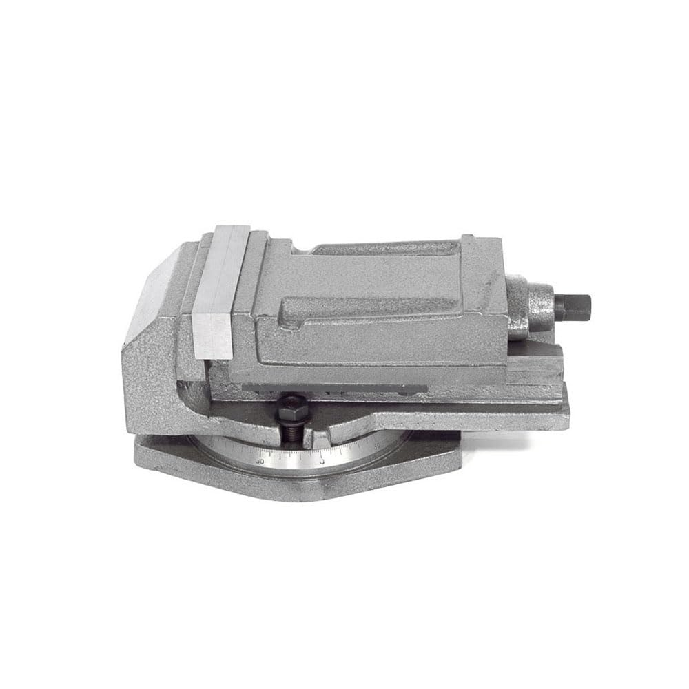 Banco a máquina mordaza 100 mm apertura 80 mm con base giratoria X Broca Fresadora