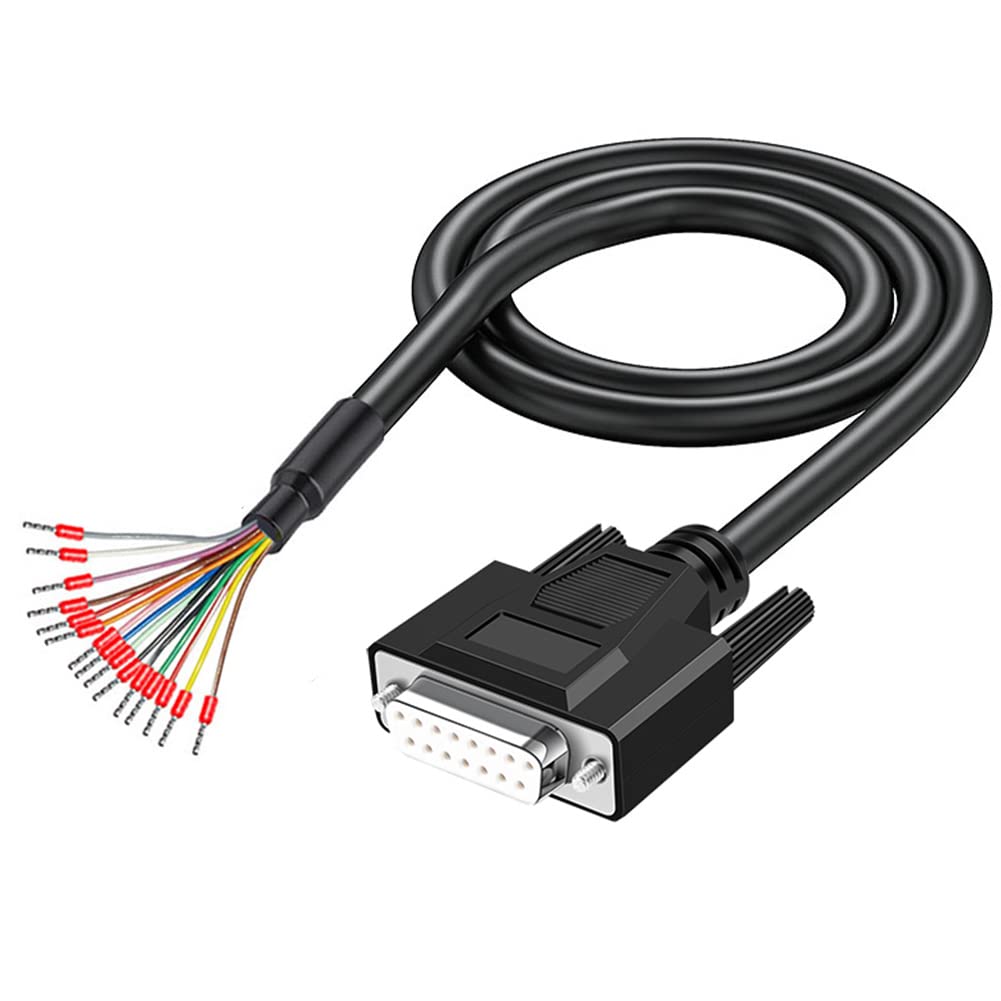 Amazon.com: Jienk 6.56Ft 24AWG DB15 Female RS232 15Pin Serial