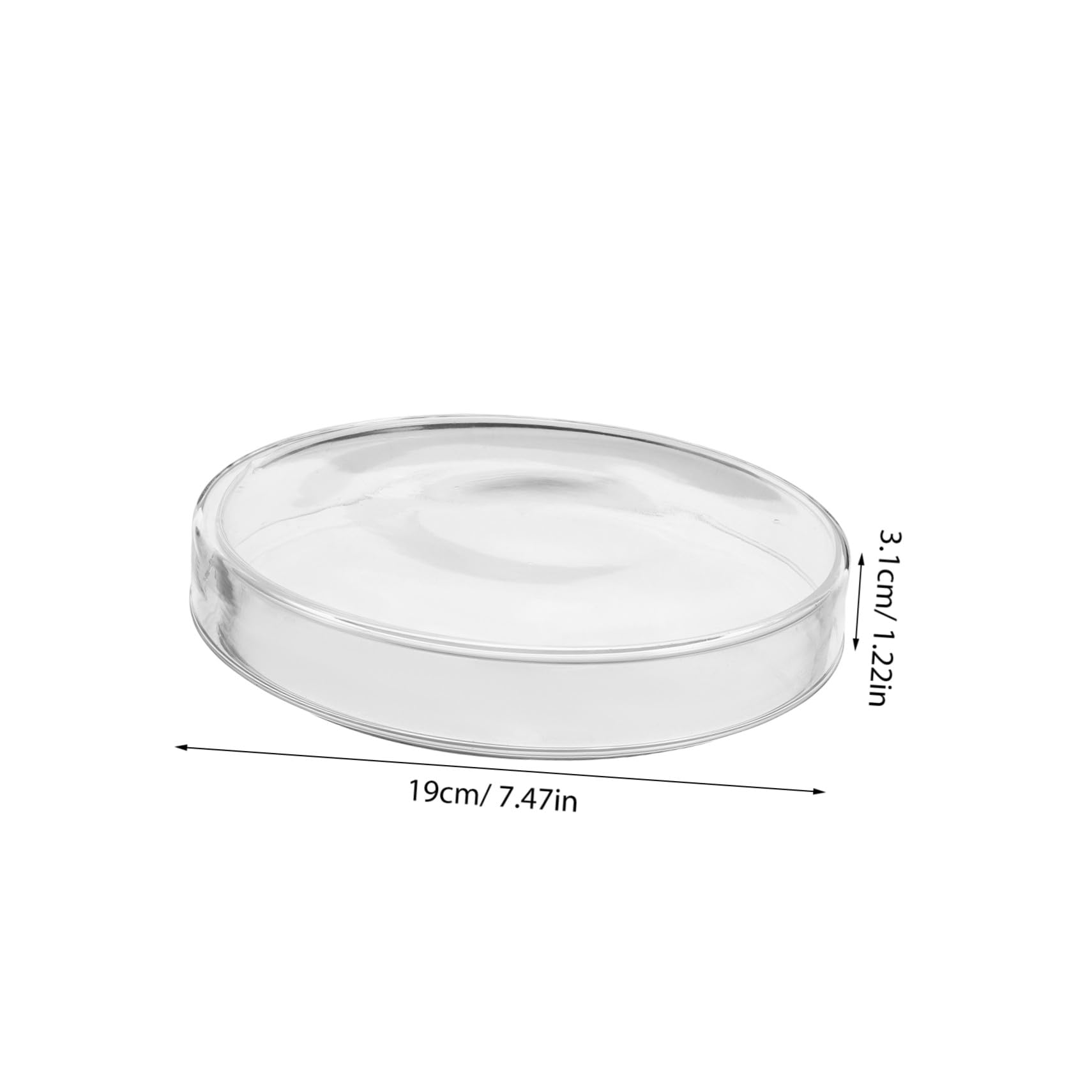 Alipis Glas-petrischale Mit Deckel Transparentes Borosilikatglas Verdickte Kulturschale Für Labor Mikrobiologische Studien Hohe Festigkeit Bei Temperaturen