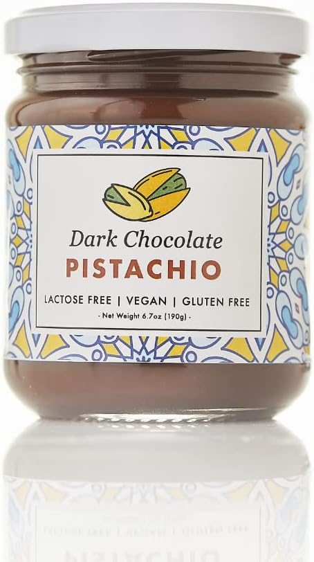 Taline's GourmetDark Chocolate Pistachios, Gluten Free, No Added Sugar - 190g