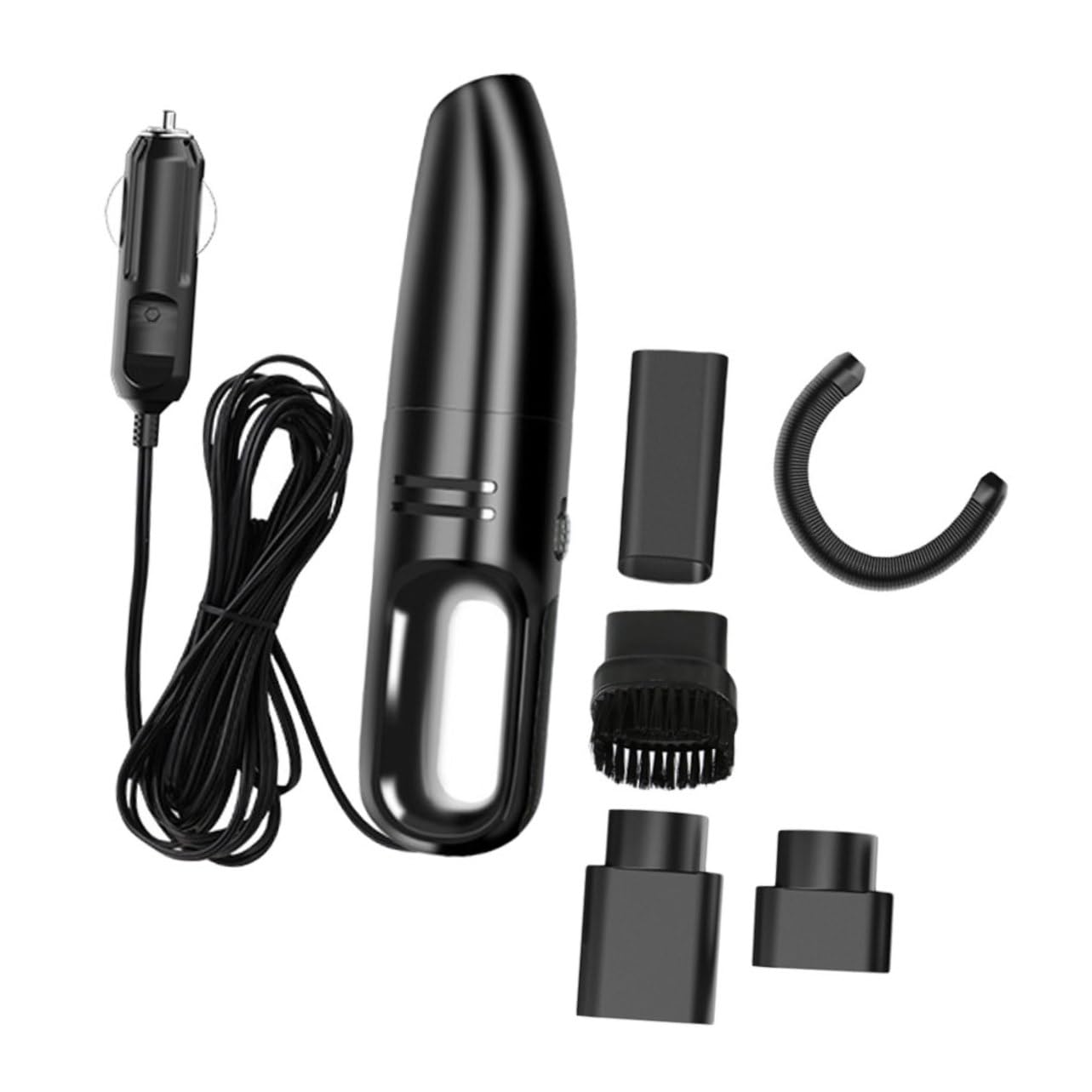 STOBAZA High Power Car Vacuum w Portable Mini Vacuum for Home Office Car Accessory