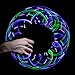 GloFX 6 Led Spinning Orbit: Pure Bliss Multicolor Pattern - Flow Rave Toy