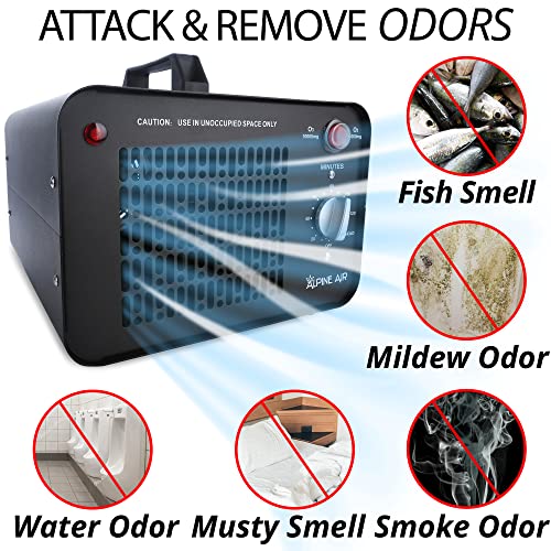 Adjustable 5000-10000 Mg/H Double O3 Commercial Ozone Generator Industrial Air Purifier, Ionizer & Deodorizer Ozone Machine For Home, Car, Smoke, Hotels, Farms And Pets #TOP2