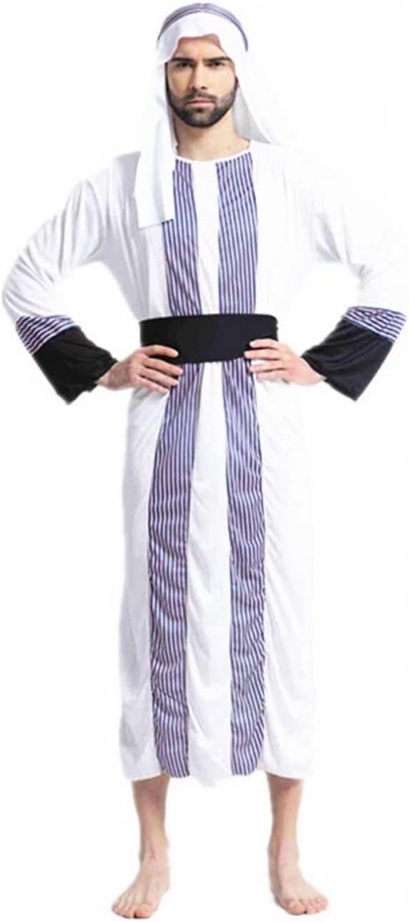 Ainiel Men’s Arabian Prince Costume Aladdin Street Rat Suits