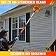 LAANPOLE 6m Staubwedel Teleskop Waschbar, Spinnenwebenentferner zum Reinigen, Spinnwebenbesen mit Teleskopstiel für Decken, Ecken, Spinnweben, für den Außen- und Innenbereich Geeignet