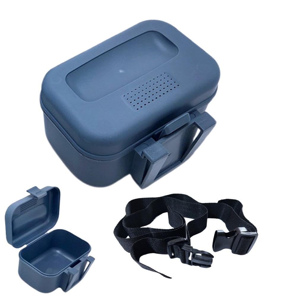 Fishing Live Bait Box, Waist Mounted Bait Bucket with Belt, Fishing Wor For Lures, Organizer Bait Portable