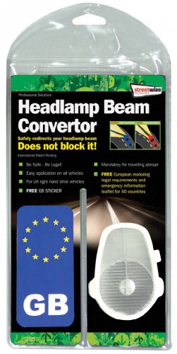 Headlight Beam Benders Deflector Adaptor Conversion Kit | Driving in Europe | UK Sticker Included | Cars Vans Trucks 4x4