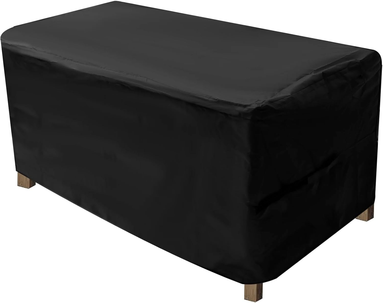 Outdoor Deck Box Cover Heavy Duty Waterproof Deck Box Cover, for Patio Courtyard Storage for Rain and Snow Shield(130 x 60 x 71cm)