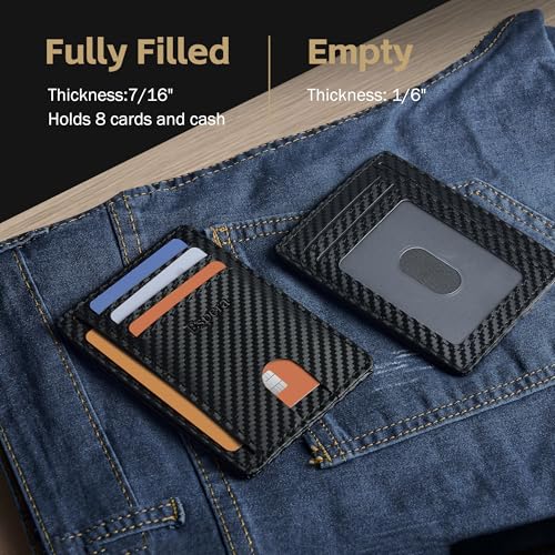 Espera Slim Minimalist Front Pocket Wallet for Men, RFID Blocking Credit Card Holder, Thin - image 3