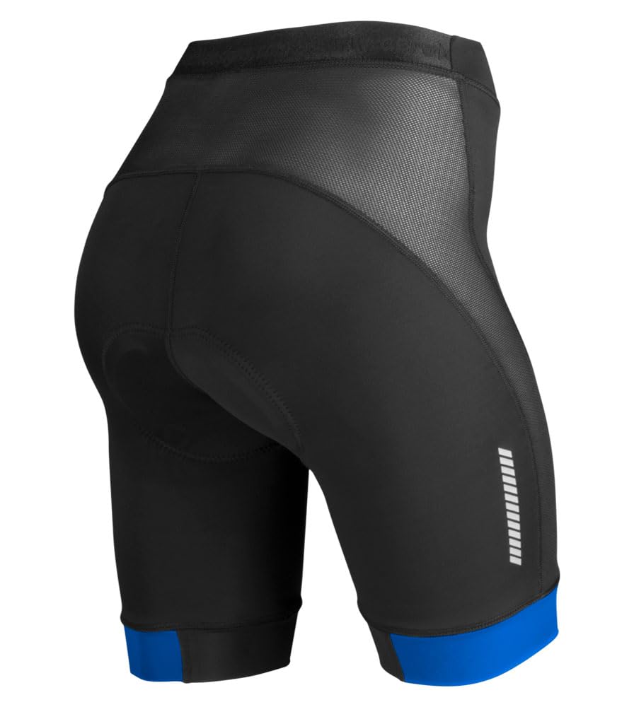 AERO|TECH|DESIGNS | Women's Elite Padded Cycling Shorts | Premium Long Distance Biking Short | Medium | Royal Blue