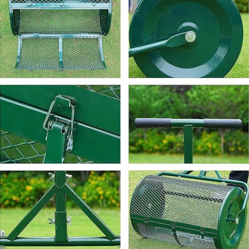Esparcidor para musgo de turba y compost para jardín miniatura 5