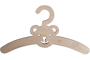 Nordic Wooden Bear Clothes Hanger