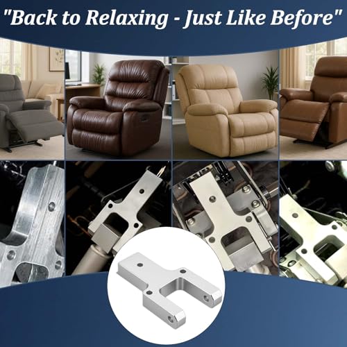 Image of Metal Drive Toggle Connector and Metal Drive Toggle and Clevis Mount Kit,Compatible with La-Z-Boy /Lazyboy Power Recliners,Recliner Replacement Parts for Lazy Boy