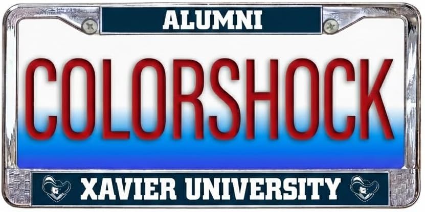 Xavier University Alumni Metal License Plate Frame (Officially Licensed Product)
