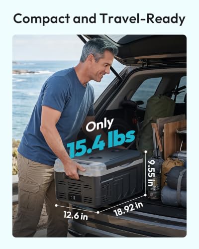 EUHOMY 12QT Portable Car Fridge
