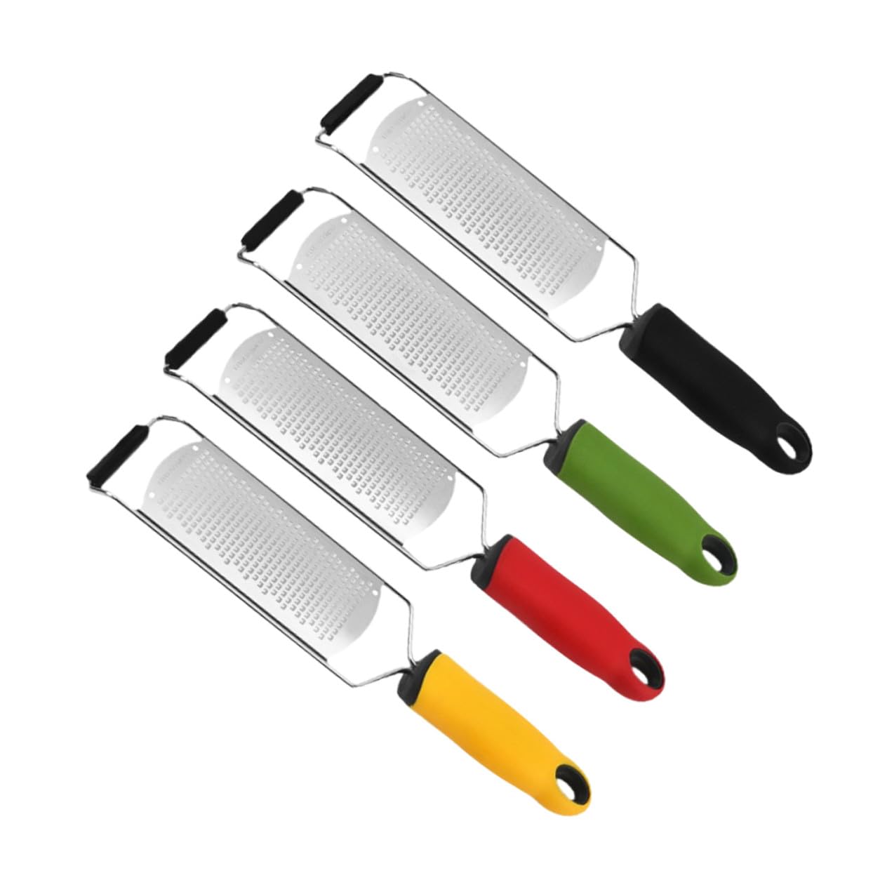 POPETPOP Lot De 4 Râpes De Cuisine Hachoir À Citron Râpe À Fromage Broyeur D'Aliments Portatif Zesteurs De Cuisine pour Râpe À Fromage À Main Zesteurs De Légumes en Acier