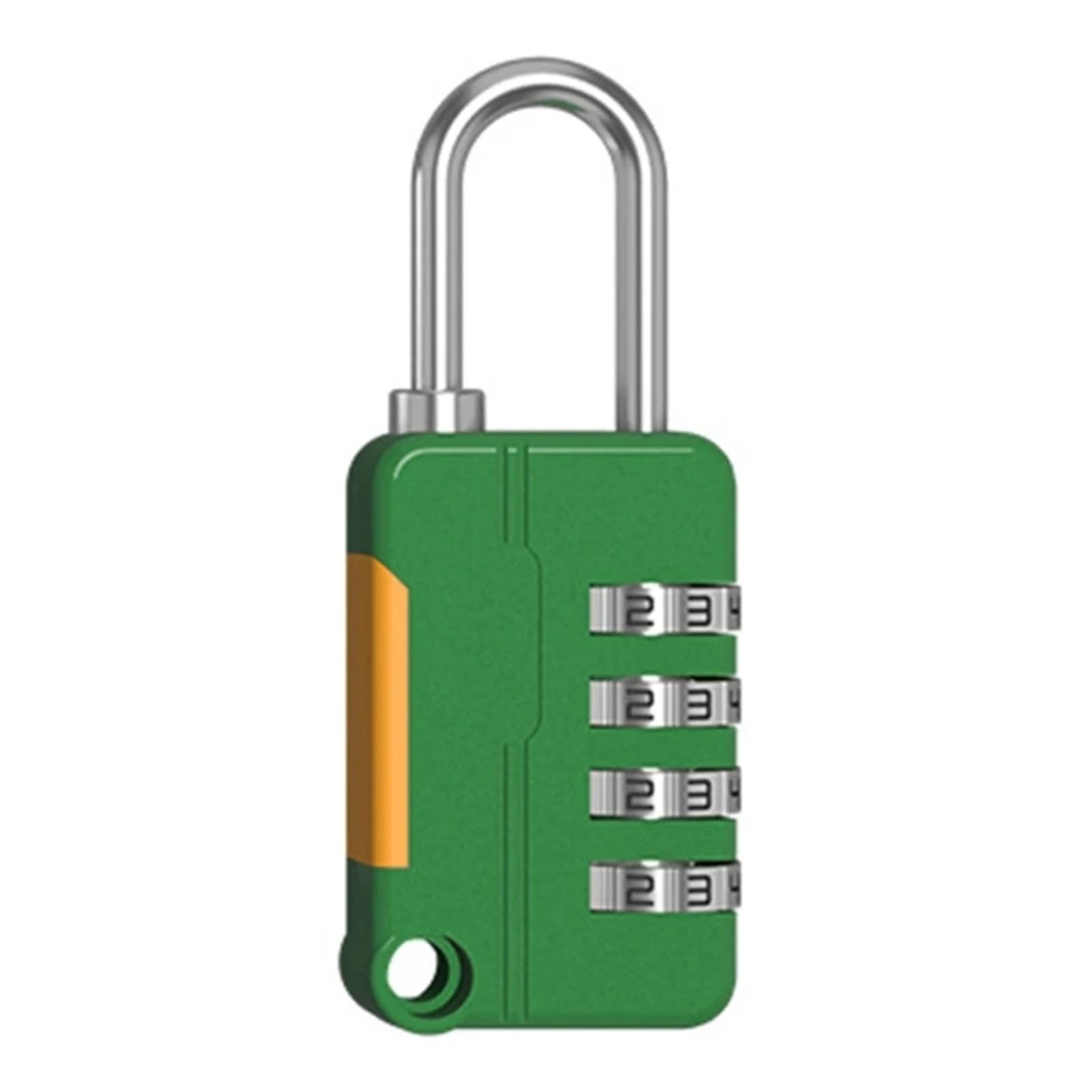 Lock Luggage 4 Digit Code Combination Padlock Small Travel Luggage for Case Lock Keyless Shackle Lock(Green)