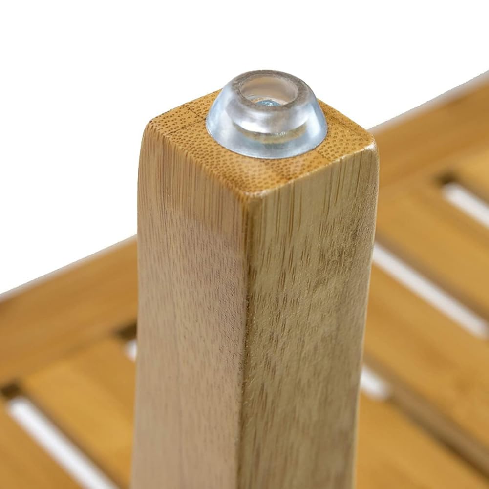 Doccia In Legno Panchina Impermeabile Sgabello Da Bagno Per Anziani Sedia Da Bagno Sedia E Sedile Da Bagno Con Ripiano Di Stoccaggio Bambini O Adulti Antiscivolo Capacità 150 Kg(Color:1)