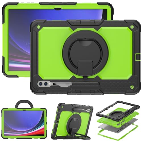 Coque Galaxy Tab S10 Ultra 14,6" antichoc 3 couches vert