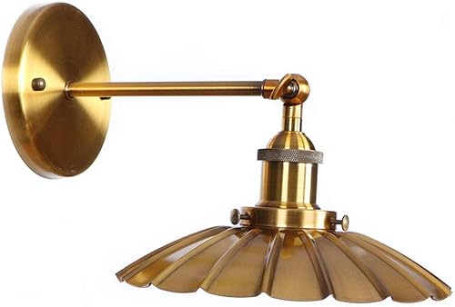 Miniatura 7 de MAXTED Apliques de pared vintage con brazo oscilante, lámpara de pared industrial de granero, hierro de metal, ajustable, lámpara de pared LED de