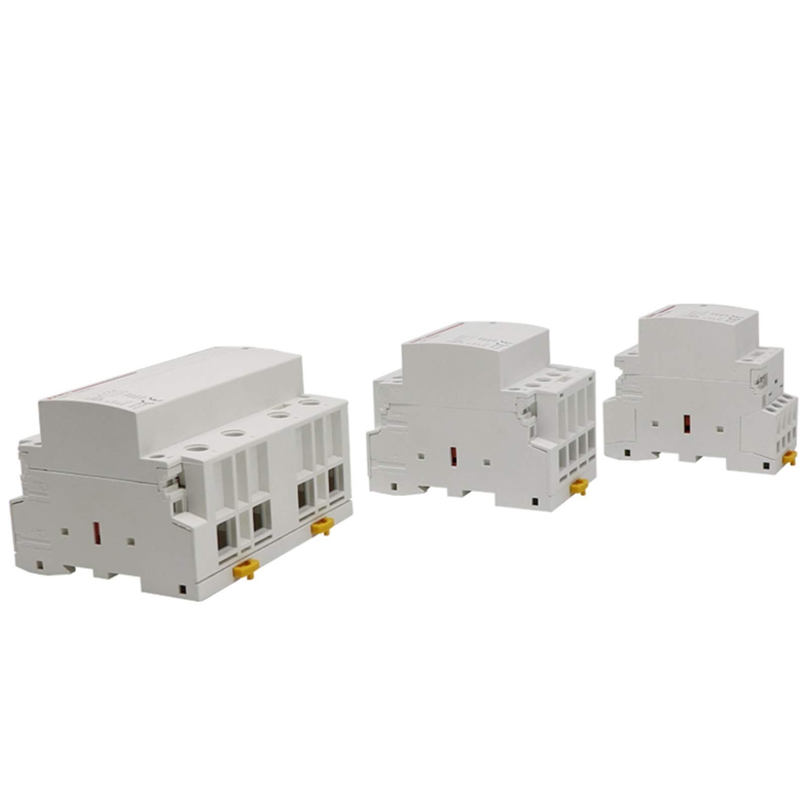 Contactor CA DoméStico Modular, 4P 16-100A AC 110V 220V 50/60HZ DIN RAIL DISTANO CA MODULAR CONTROL DE CONTACTO CONTROLADOR 4NO 4NC 2NO 2NC DIY Smart Home Hotel(AC 220V,32A,4NC)