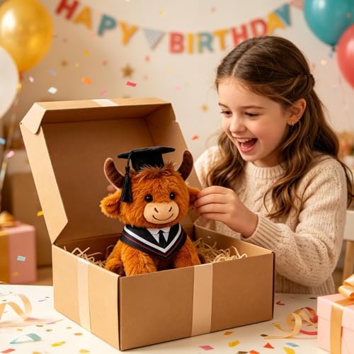 Peluche Vache de Remise des diplômes, cadeau idéal pour diplômés - 3
