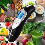 Ketonsis Breath Analyzer Portable Digital Breath Ketone Meter with 10pcs Replaceable Mouthpieces