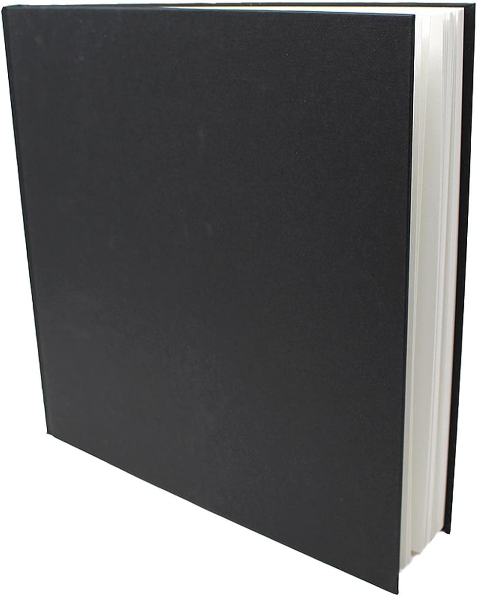 Studio Casebound Square Sketch Book - 285 x 285mm - 72 Pages (36 Leaves) of 170gsm Paper - Hardback Sketchbook