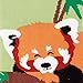 Sock It To Me, Tale of the Red Panda, Women's Knee-High Sock, Red Panda Socks