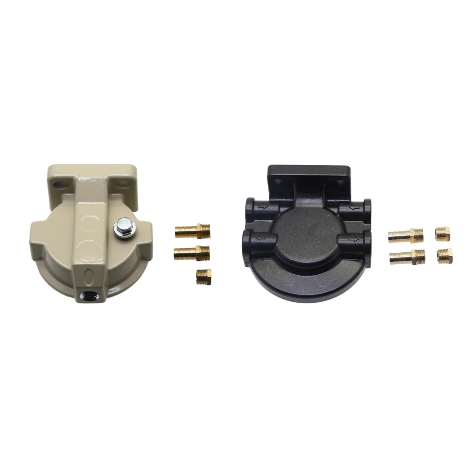 Soporte separador de agua y combustible 18-7932 S3213, Base de filtro compatible con Mercruiser Stern Drive 89876A3 89876 55481 Filtro de combustible Filtro de gasolina(For S3227)