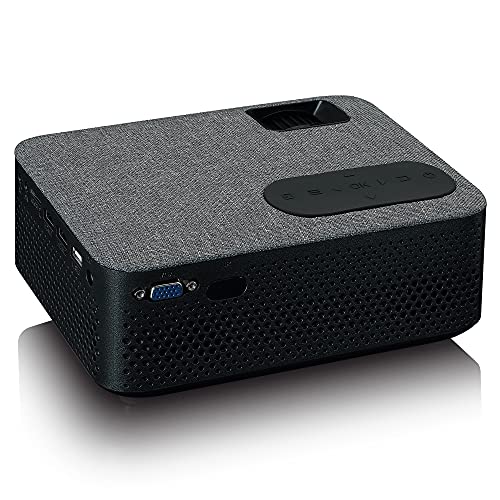Lenco LPJ-700 Mini Beamer - Bluetooth Beamer - Mini Projector 4000 Lumen - 30.000 uur levensduur - Full HD - Bluetooth 5.0-2 x HDMI - USB - afstandsbediening - zwart/grijs - Image 5