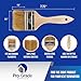 Pro Grade - Chip Paint Brushes - 24 Ea 3 Inch Chip Paint Brush Light Brown