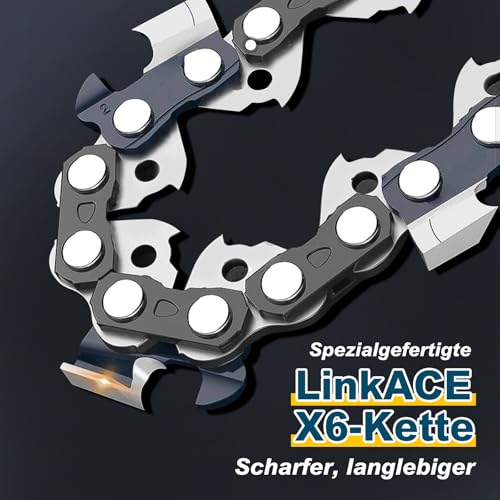 Leistungsstarke Mini Akku-Kettensäge: Einhandbedienung, Langlebige Akkus, Sicherheitsfunktionen & Komplettes Zubehör-Set – Bild 5
