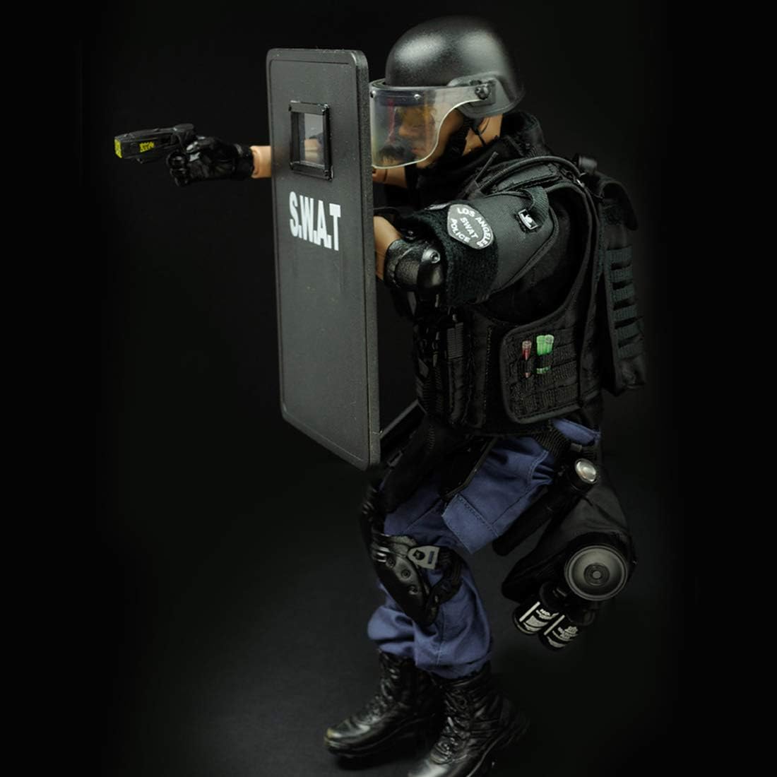 12 Inch Action Figures Military Set, 1/6 Scale Action Figures Set with Weapons and Accessories - NX03 - Shield Player Soldier - Image 9