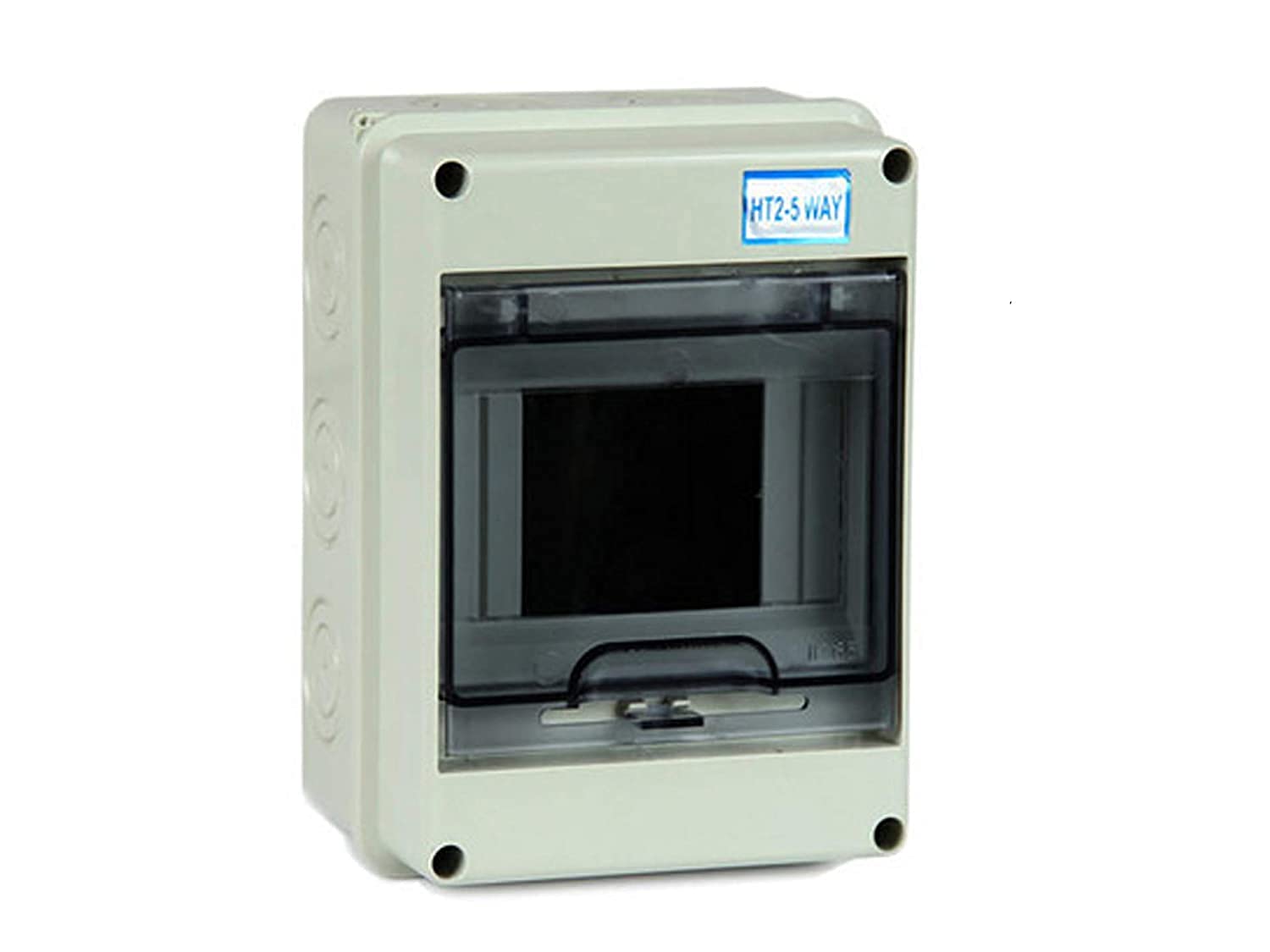 kamcon KAMCON� MCB Distribution Board Weatherproof IP 65 Suitable for Outdoor use Waterproof PVC Enclosure with Cover Against Water Splash Outdoor IP65 (MCB Box HT 4 way)-picture-21