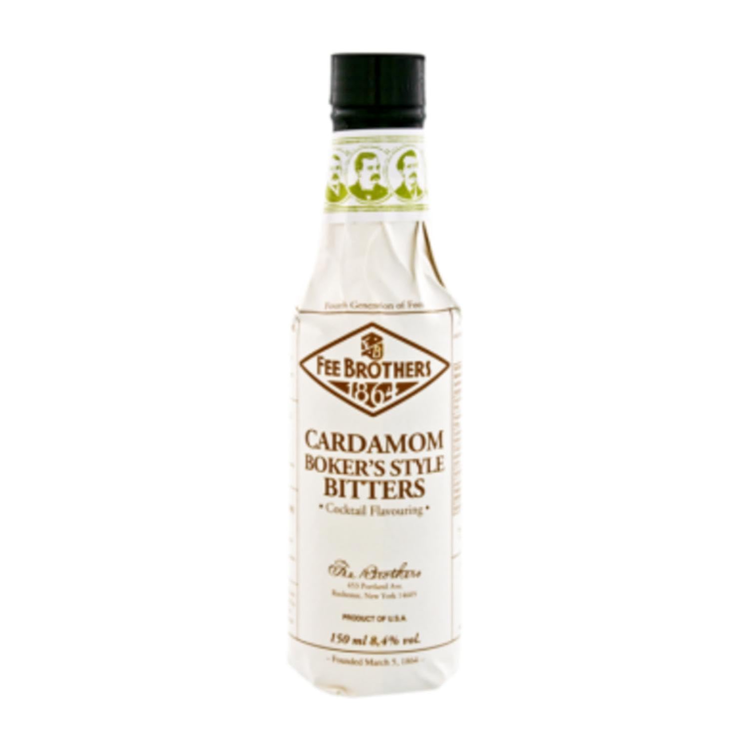 Refrescos y Mixers Caja de 12 unidades Fee Brothers Cardamom Bitter Botellín 15 cl