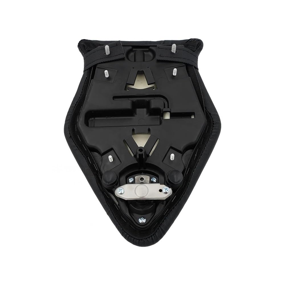 Juego de cojín y Cerradura Asiento Trasero Pasajero Motocicleta, Compatible para S1000 RR S1000RR 2008 2009 2010 2011 2012 2013 2014 Asiento Pasajero Motocicleta