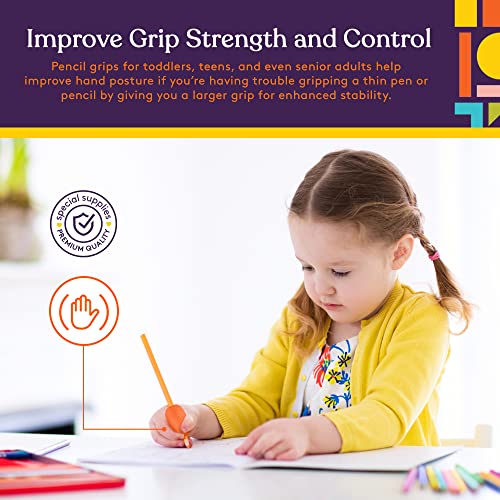 Special Supplies P2472107 Egg Pen-Pencil Grips For Kids And Adults Colorful thumb #8