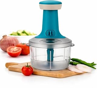 Sponsored Ad - Kinturra Manual
                                Food Chopper 800 ml, 4 Blade Steel Large
                                Manual Hand-Press Vegetable Chopper
                                Mixer Cutter t...